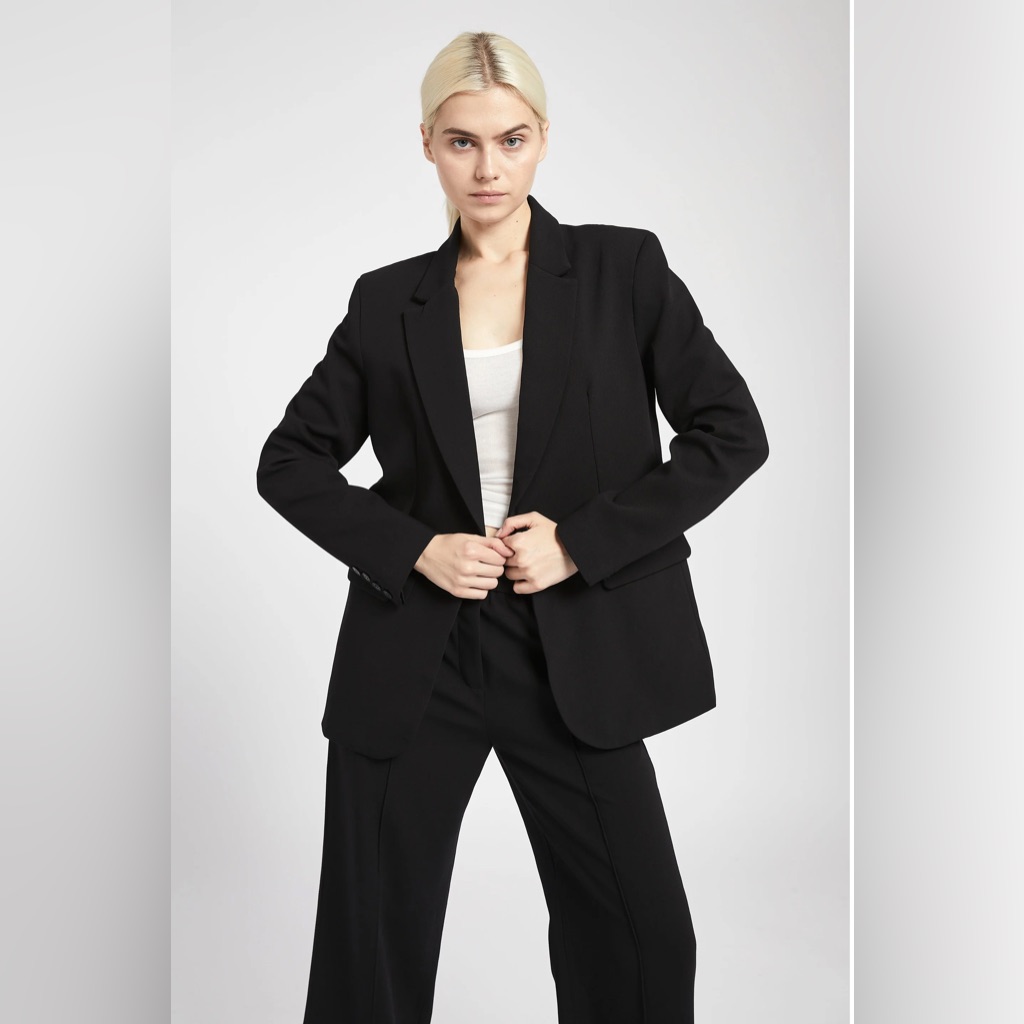 Because Of Alice Relaxed Single Breasted Blazer - Small